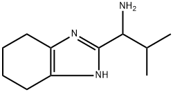 2-甲基-1-(4,5,6,7-四氢-1H-苯并[D]咪唑-2-基)丙烷-1-胺 结构式