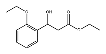 Ethyl 3-(2-ethoxyphenyl)-3-hydroxypropanoate 结构式