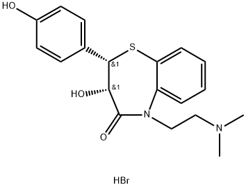 Deacetyl-O-deMethyl DiltiazeM HydrobroMide 结构式