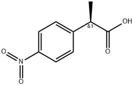 (R)-2-(4-nitrophenyl)propanoic acid 结构式