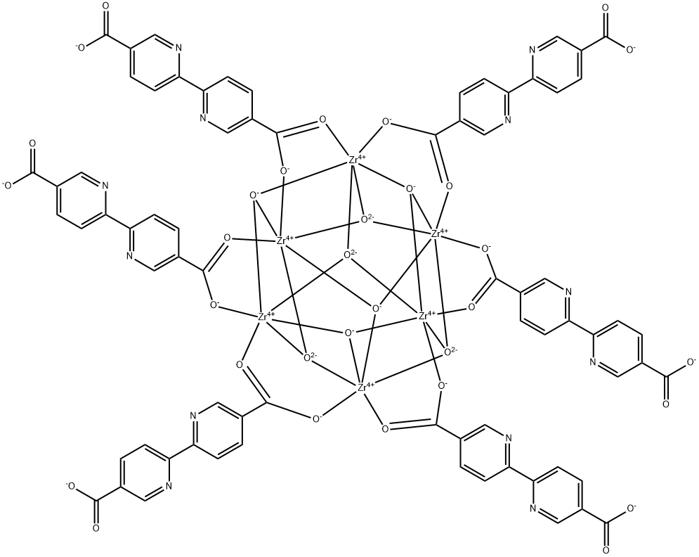 MOF-867金属有机骨架 结构式