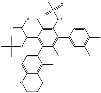 化合物 INTEGRASE-LEDGF/P75?ALLOSTERIC?INHIBITOR?1 结构式