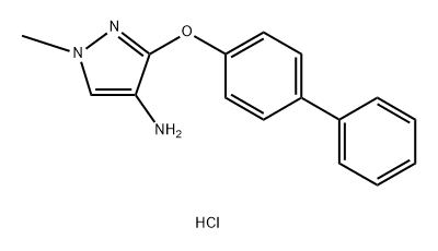 3-(biphenyl-4-yloxy)-1-methyl-1H-pyrazol-4-amine 结构式