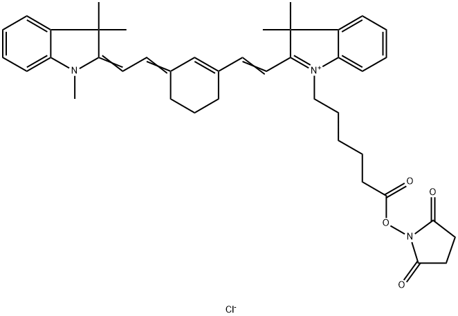 CYCLOHEXANE CYANINE7 NHS 结构式