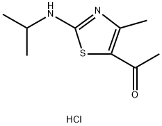 1-[2-(isopropylamino)-4-methyl-1,3-thiazol-5-yl]ethanone 结构式