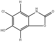 6-羟基氯唑酮-d2 结构式