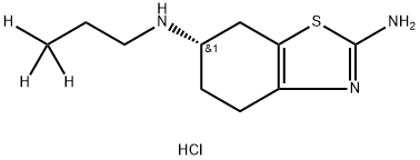 (S)-Pramipexole (N-Propyl-3,3,3-d3) Dihydrochloride 结构式