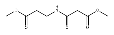 N-(3-methoxy-dioxopropyl)-methylester-beta-alanin 结构式