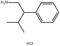 3-甲基-2-苯基丁胺盐酸盐 结构式