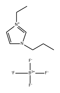 1-丙基-3-乙基味唑四氟硼酸盐 结构式