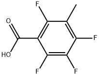 2,3,4,6-Tetrafluoro-5-methylbenzoic acid 结构式