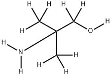 2-AMINO-2-METHYL-1-PROPANOL-D11 结构式