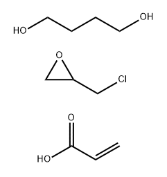 2-Propenoic acid, polymer with 1,4-butanediol and (chloromethyl)oxirane 结构式