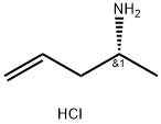 (R)-pent-4-en-2-amine HCl 结构式