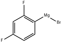 2,4-二氟苯基溴化镁 结构式