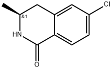 (S)-6-chloro-3-methyl-3,4-dihydroisoquinolin-1(2H)-one 结构式