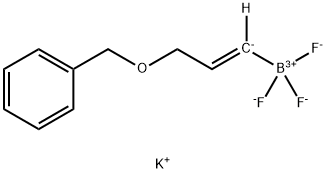 (E)-3-(苄氧基)丙-1-烯基三氟硼酸钾 结构式