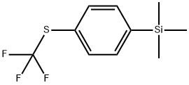 1-[(Trifluoromethyl)thio]-4-(trimethylsilyl)benzene 结构式