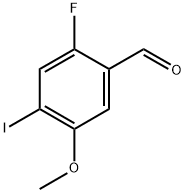 2-fluoro-4-iodo-5-methoxybenzaldehyde 结构式