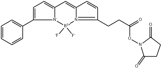 BODIPY-R6G-NHS Ester 结构式