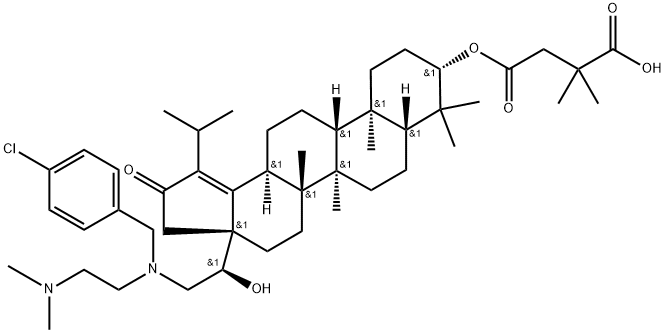 HIV-RT抑制剂1 结构式