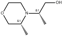 4-Morpholineethanol, β,3-dimethyl-, (βS,3R)- 结构式