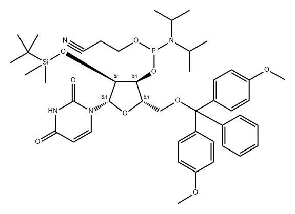 L-RU亚磷酰胺单体 结构式