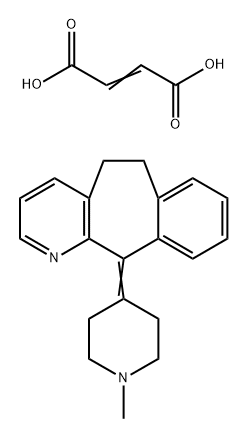 Azatadine 2-butenedioate 结构式