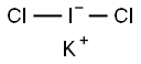 Iodate(1-), dichloro-, potassium (9CI) 结构式