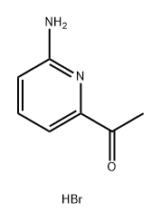 Ethanone, 1-(6-amino-2-pyridinyl)-, hydrobromide (1:2) 结构式