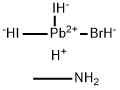 CH3NH3PbBrI2(MAPbBrI2) 结构式