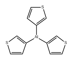 Aluminum, tri-3-thienyl- 结构式