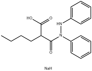 sodium,2-[anilino(phenyl)carbamoyl]hexanoate 结构式