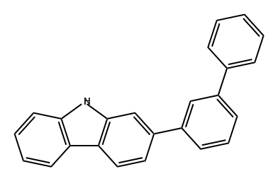 2-[1,1′-联苯]-3-基-9H-咔唑 结构式