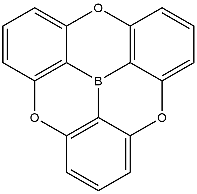 4,8,12-Trioxa-12c-boradibenzo[cd,mn]pyrene, radical ion(1+) 结构式