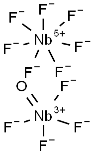 氟铌酸铵 结构式