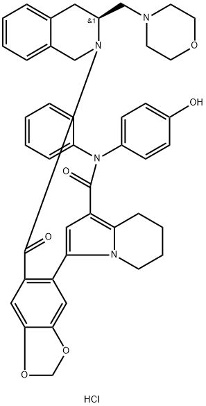 S55746 HYDROCHLORIDE 结构式