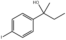 2-(4-iodophenyl)butan-2-ol 结构式