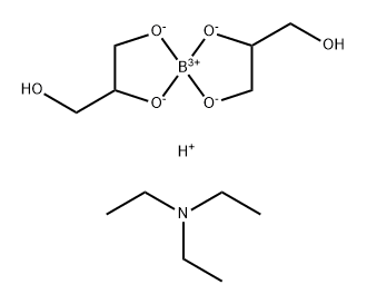 GLYCEROL BORATE TRIETHYLAMINE COMPLEX 结构式