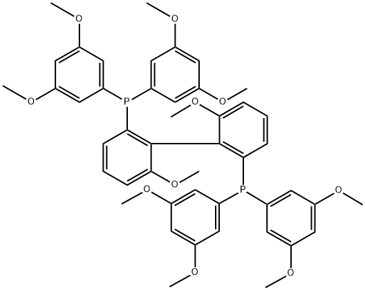 (S)-ECNU-PHOS/((S)-(-)-2,2-二[二(3,5-甲苯甲酰)膦]-6,6-二甲氧基-1,1-联苯 结构式