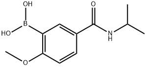 Boronic acid, B-[2-methoxy-5-[[(1-methylethyl)amino]carbonyl]phenyl]- 结构式
