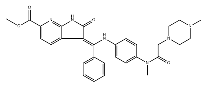 化合物 ANSORNITINIB 结构式