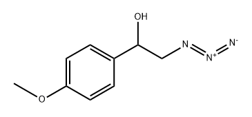 Benzenemethanol, α-(azidomethyl)-4-methoxy- 结构式