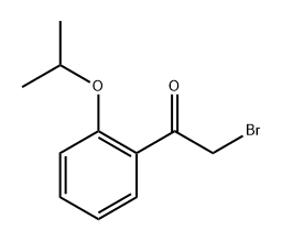 2-BROMO-1-(2-ISOPROPOXYPHENYL)ETHANONE 结构式