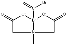 (T-4)-(1-溴乙烯基)[N-[(羧基-ΚO)甲基]-N-甲基甘氨酸(2-)-ΚN,ΚO]硼 结构式