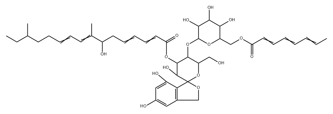 抗生素 MER-WF3010 结构式