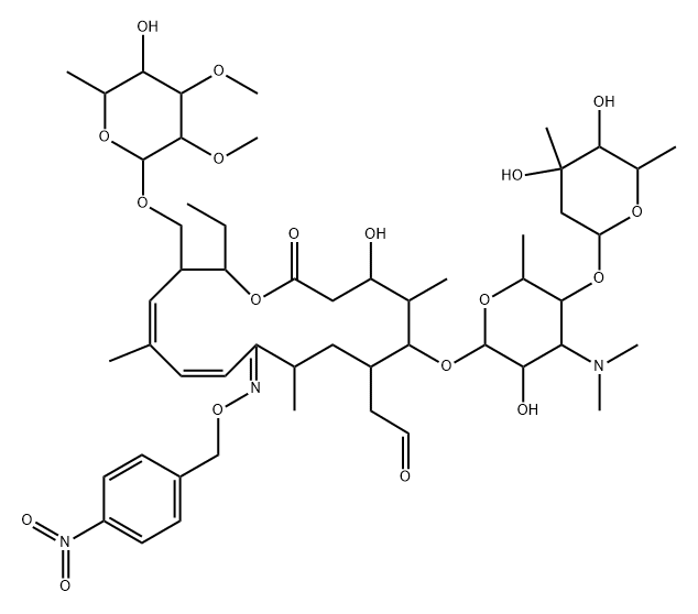 para-Nitrobenzyl-oxime-tylosine 结构式