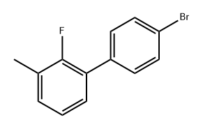 4'-bromo-2-fluoro-3-methyl-1,1'-biphenyl 结构式
