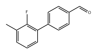 2'-fluoro-3'-methyl-[1,1'-biphenyl]-4-carbaldehyde 结构式