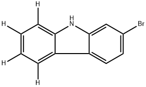 2-溴-9H-咔唑-5,6,7,8-D4 结构式